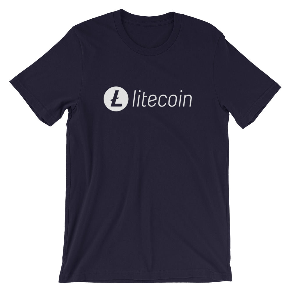Litecoin Logo in White T-shirt
